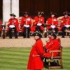 CSM Jimmy Harris (standing)